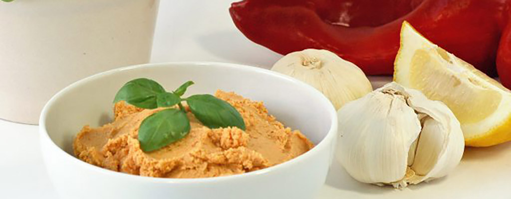 Hummus met Sukrin sesammeel