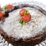 suikervrije chocolade cake