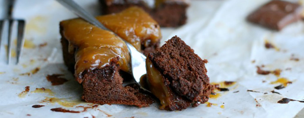 Brownies met karamel & zeezout