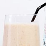 stevige amandel banaan smoothie