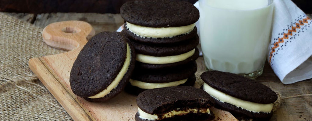 Glutenvrije en suikerarme “Oreo” koekjes